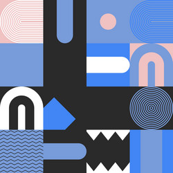 abstract pattern design elements vector