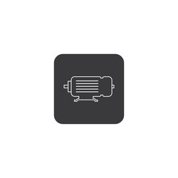Electric motor icon Royalty Free Vector Image - VectorStock