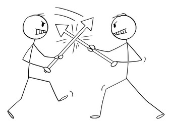 Stickman fight hi-res stock photography and images - Alamy