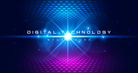 Digital technology speed internet network connect vector