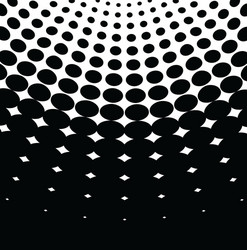 Dynamic Circle Pattern Background vector image