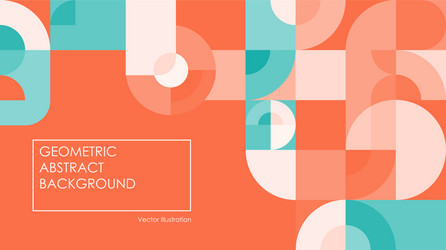 Geometric abstract backgrounds design composition vector