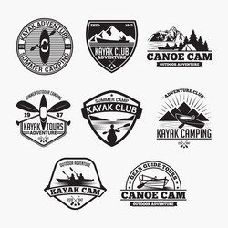Adventure Badge Set Vector Image