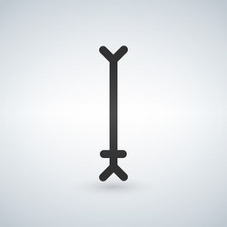 Text cursor navigation pointer isolated on modern vector