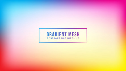 Abstract soft gradient mesh background with blank vector