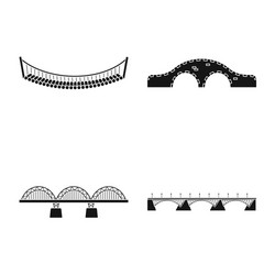 design construct and side symbol set vector image