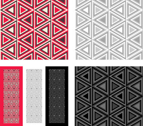 Triangular Geometric Pattern vector
