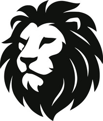 lion logo design symbol of strength and majesty Vector Image