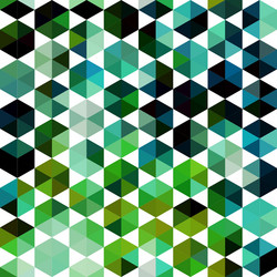 retro pattern of geometric shapes colorful mosaic vector image