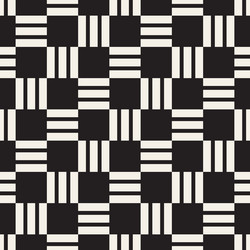 seamless pattern repeating geometric elements vector image
