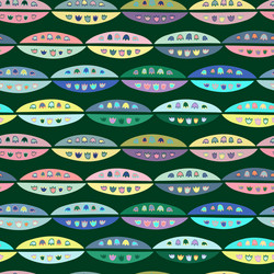 Seamless abstract pattern with colorful vector