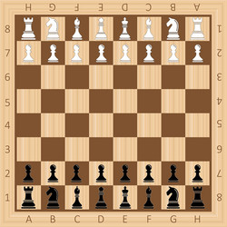 chess boards on wooden background checkers game vector