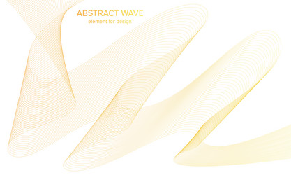 abstract colorful wave element for design vector image