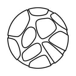 Isolated object of asteroid and fire icon web vector