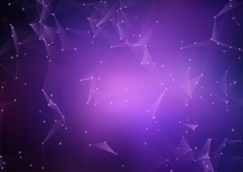 abstract background with connecting lines vector image