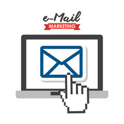 email marketing vector image