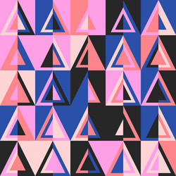 triangle abstract pattern design vector image