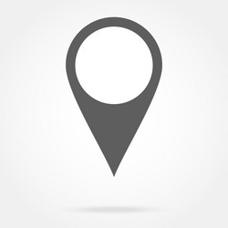 pointer icon with shadow vector image
