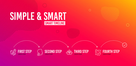 quick tips statistics timer and unlock system vector image