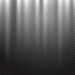 scene illumination light effect with transparency vector image