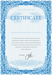 certificate pattern that is used in currency vector image