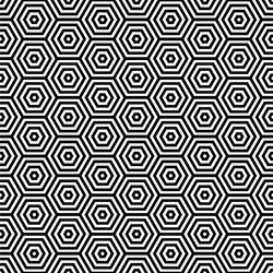 Retro Hexagon Pattern vector image
