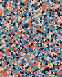 seamless triangular pattern vector image