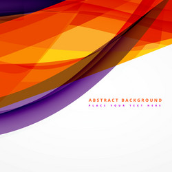 abstract background with colorful shapes design vector image