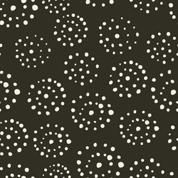 retro style seamless pattern with circles made vector image