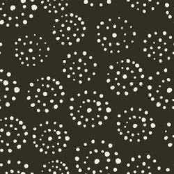 Retro style seamless pattern with circles made vector