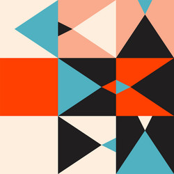 triangle abstract pattern design vector image