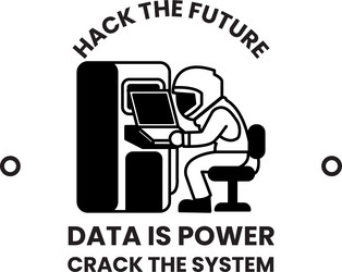 a man is hacking vending machine in the style vector image
