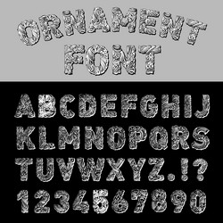 Hand drawn cartoon doodle font Royalty Free Vector Image