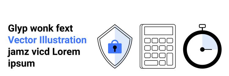 secure data management featuring shield lock vector image