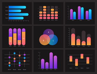 Study information visualization infographic chart vector