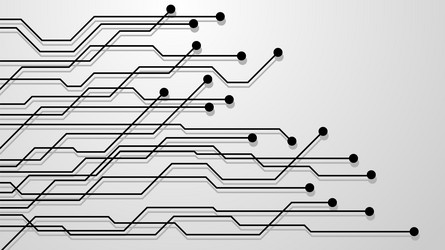 Hi-tech digital data abstract design vector