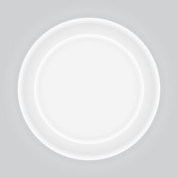 abstract two white circles curve with copy space vector image