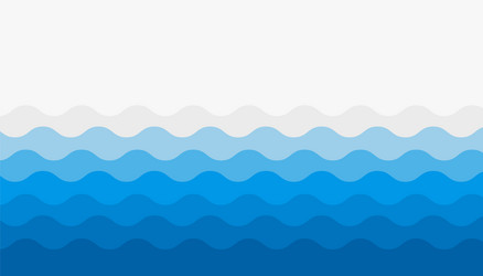 Abstract waves background with different shades vector