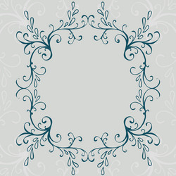 calligraphic design element vintage pattern vector image