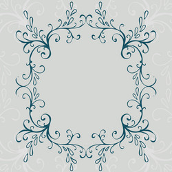 Calligraphic design element vintage pattern vector