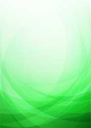 Curved abstract green background vector