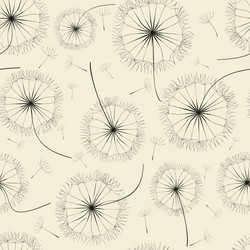 Dandelion Pattern vector image