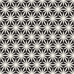 Seamless pattern repeating geometric elements vector