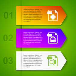 set line max file document mp3 wma and otf vector image