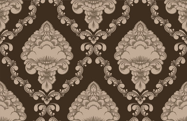 damask seamless pattern element classical vector image