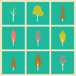 flat with shadow concept and mobile application vector image