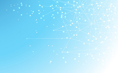 modern abstract network science connection vector image
