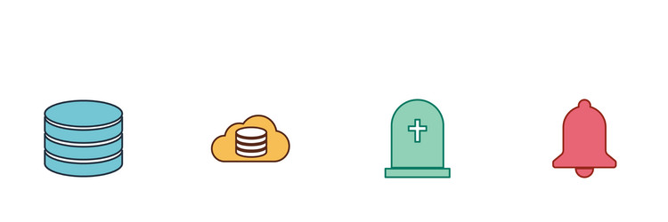 set database cloud tombstone with cross vector image