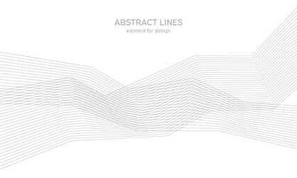 abstract wave element for design digital vector image