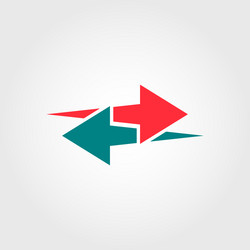 Letter dm simple geometric line logo Royalty Free Vector